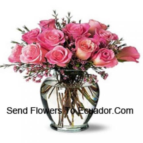 Alluring 11 Pink Roses