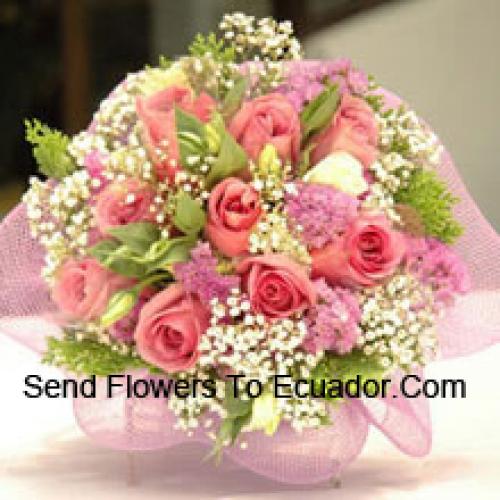 11 Decorative Pink Roses