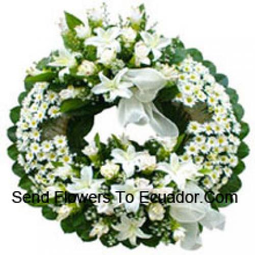 White Graceful Wreath